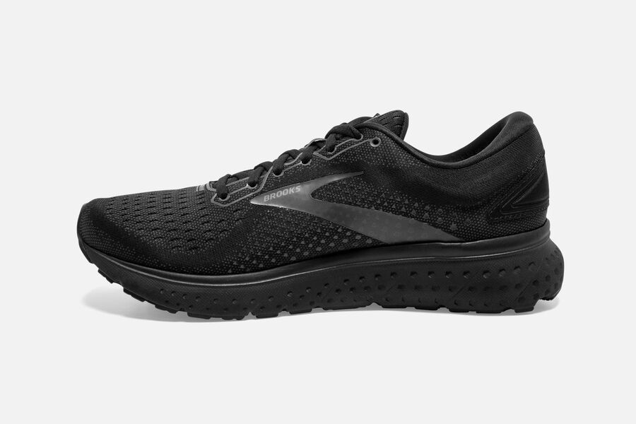 Brooks Israel Glycerin 18 Road Running Shoes Mens - Black - BQH-915043